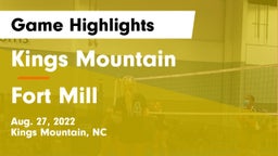 Kings Mountain  vs Fort Mill Game Highlights - Aug. 27, 2022