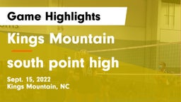 Kings Mountain  vs south point high Game Highlights - Sept. 15, 2022