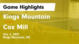 Kings Mountain  vs Cox Mill Game Highlights - Oct. 3, 2022