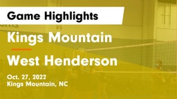 Kings Mountain  vs West Henderson  Game Highlights - Oct. 27, 2022