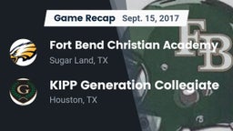 Recap: Fort Bend Christian Academy vs. KIPP Generation Collegiate 2017