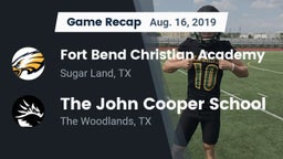 Recap: Fort Bend Christian Academy vs. The John Cooper School 2019