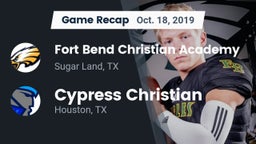 Recap: Fort Bend Christian Academy vs. Cypress Christian  2019