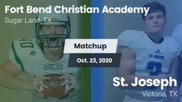Matchup: Fort Bend Christian vs. St. Joseph  2020