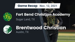Recap: Fort Bend Christian Academy vs. Brentwood Christian  2021