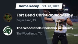 Recap: Fort Bend Christian Academy vs. The Woodlands Christian Academy 2023