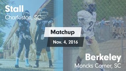 Matchup: Stall  vs. Berkeley  2016