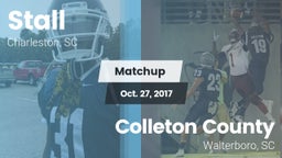 Matchup: Stall  vs. Colleton County  2017