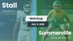 Matchup: Stall  vs. Summerville  2018
