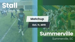 Matchup: Stall  vs. Summerville  2019