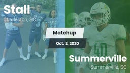 Matchup: Stall  vs. Summerville  2020