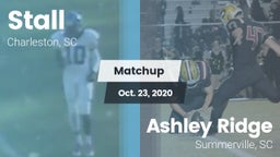 Matchup: Stall  vs. Ashley Ridge  2020