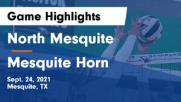 North Mesquite  vs Mesquite Horn  Game Highlights - Sept. 24, 2021