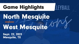 North Mesquite  vs West Mesquite  Game Highlights - Sept. 22, 2023