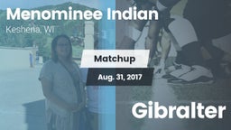 Matchup: Menominee Indian vs. Gibralter 2017