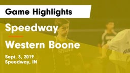 Speedway  vs Western Boone  Game Highlights - Sept. 3, 2019
