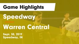 Speedway  vs Warren Central  Game Highlights - Sept. 30, 2019