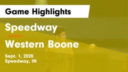 Speedway  vs Western Boone  Game Highlights - Sept. 1, 2020