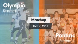 Matchup: Olympia  vs. Pontiac  2016