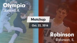 Matchup: Olympia  vs. Robinson  2016