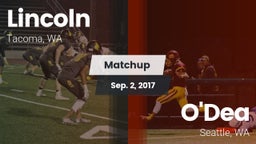 Matchup: Lincoln  vs. O'Dea  2017