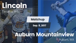 Matchup: Lincoln  vs. Auburn Mountainview  2017