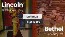 Matchup: Lincoln  vs. Bethel  2017