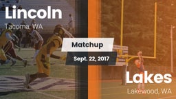 Matchup: Lincoln  vs. Lakes  2017