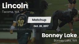 Matchup: Lincoln  vs. Bonney Lake  2017