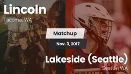 Matchup: Lincoln  vs. Lakeside  (Seattle) 2017