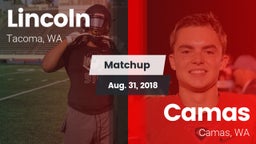 Matchup: Lincoln  vs. Camas  2018