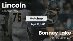 Matchup: Lincoln  vs. Bonney Lake  2018