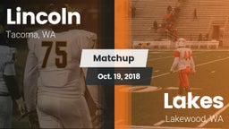 Matchup: Lincoln  vs. Lakes  2018