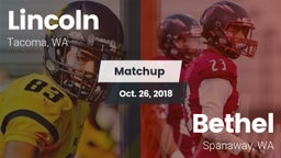 Matchup: Lincoln  vs. Bethel  2018