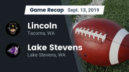 Recap: Lincoln  vs. Lake Stevens  2019