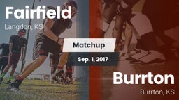 Matchup: Fairfield High Schoo vs. Burrton  2017