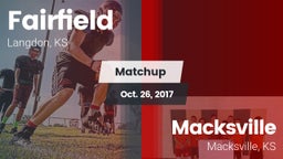 Matchup: Fairfield High Schoo vs. Macksville  2017