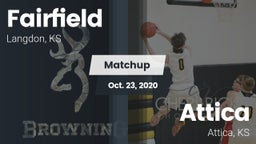 Matchup: Fairfield High Schoo vs. Attica  2020