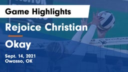Rejoice Christian  vs Okay Game Highlights - Sept. 14, 2021