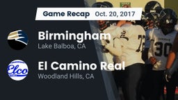 Recap: Birmingham  vs. El Camino Real  2017