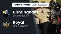 Recap: Birmingham  vs. Royal  2022