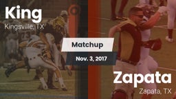 Matchup: King  vs. Zapata  2017