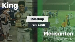 Matchup: King  vs. Pleasanton  2018