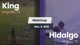 Matchup: King  vs. Hidalgo  2018