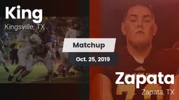 Matchup: King  vs. Zapata  2019