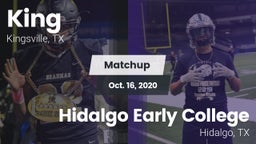 Matchup: King  vs. Hidalgo Early College  2020