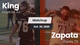 Matchup: King  vs. Zapata  2020