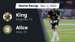 Recap: King  vs. Alice  2023