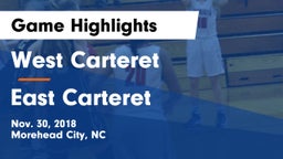West Carteret  vs East Carteret  Game Highlights - Nov. 30, 2018