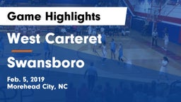 West Carteret  vs Swansboro  Game Highlights - Feb. 5, 2019